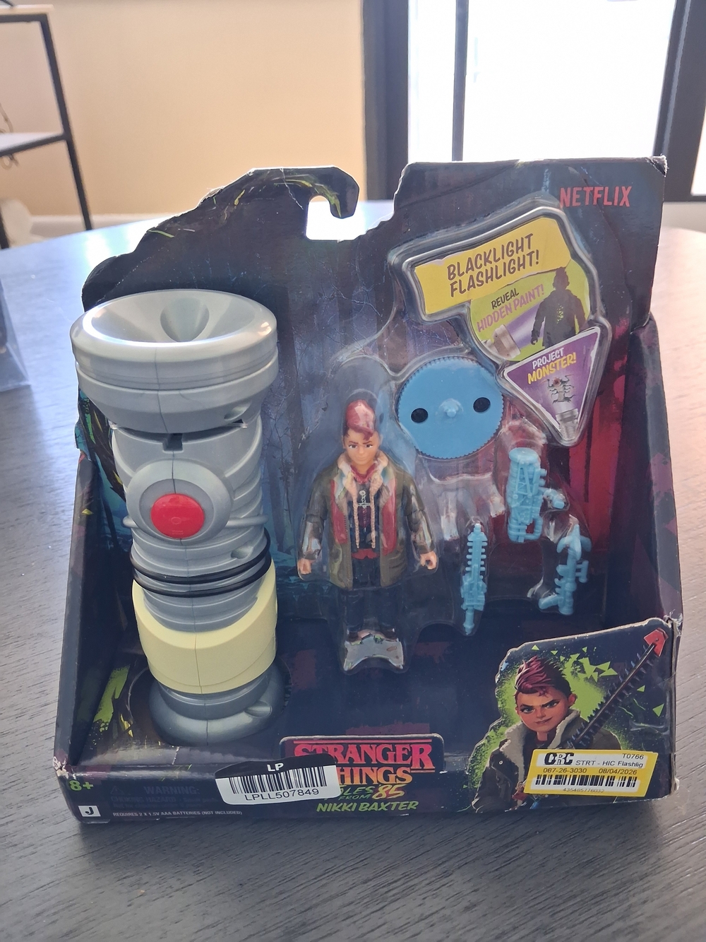 Stranger Things Nikki Baxter Action Figure with Gray & Light Blue Accessories